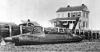 Lee's Wrecked Torpedo Boat David
